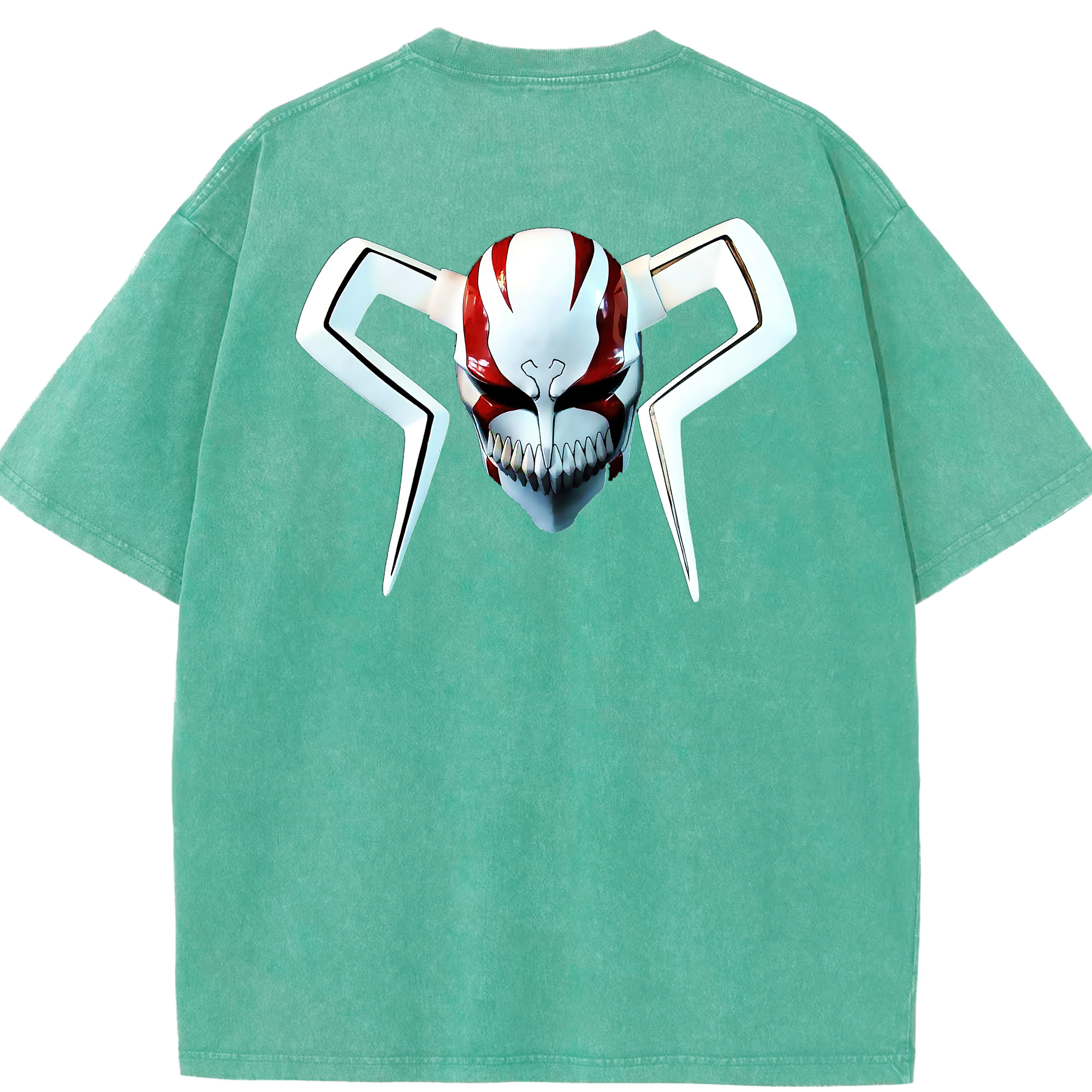 （画像用） ブリーチ 黒崎一護（くろさき いちご）BLEACH Kurosaki Ichigo 綿100% ヴィンテージ風 半袖Tシャツ（背面プリント）